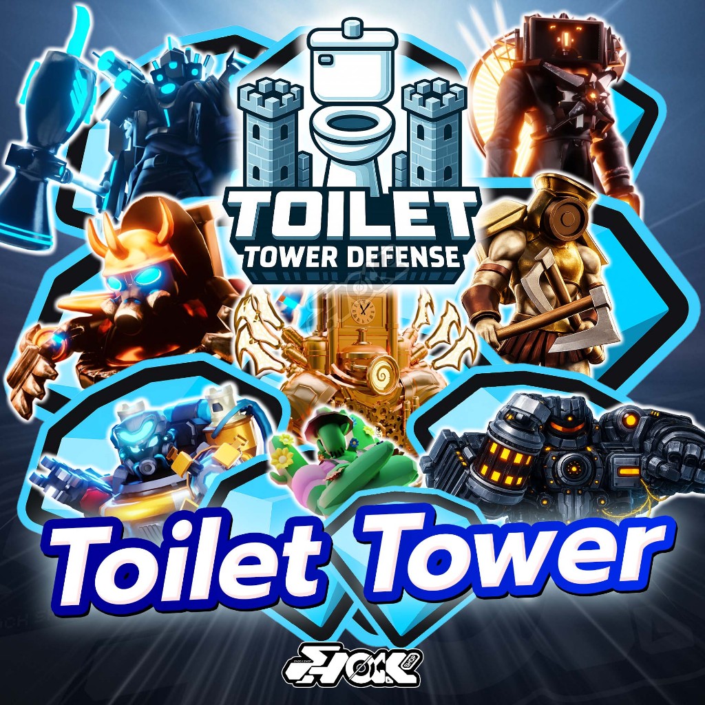 การ์ดเกม เพชร 1,400-60,000  แมพ Toilet tower defense