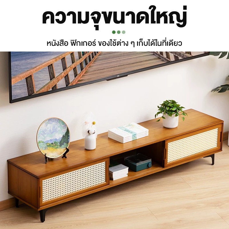 (ประตูบานเลื่อน) ชั้นวางทีวี ชั้นวางของ รูปที่ 3