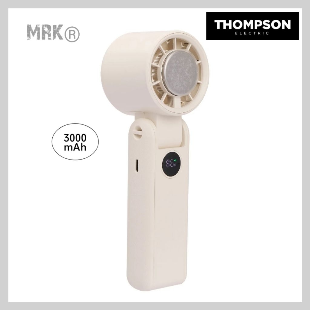 THOMPSON พัดลมพกพา Cooling Pad สีขาว