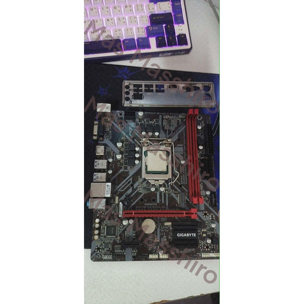 i5 9400F + Gigabyte B365M GAMING HD สภาพดีใช้งานได้ปกติ