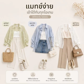 เสื้อคลุมผ้าเทนเซล แขนยาว บางเบา ระบายอากาศดี ใส่สบาย สไตล์มินิมอล ฟรีไซส์