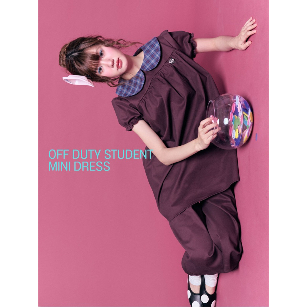 25.04 Off duty student minidress🧼