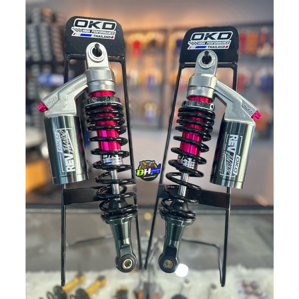 โช๊คหลัง OKD รุ่น RevJunior ใส่เวฟ ( 125i ปี 2023 ถึงปัจจุบัน / 110i ปี2019 ถึงปัจจุบัน ) สูง320มิล ราคา ถูกที่สุด ดีลบีเคเค แกลเลอรีภาพที่ 7