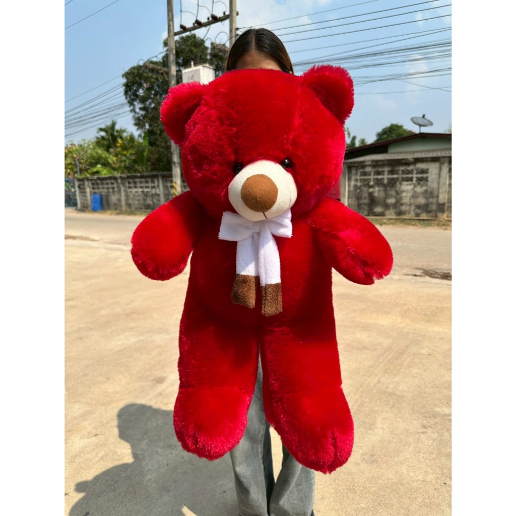 ตุ๊กตาหมีขนปุย ขนาด65เซนติเมตร(งาน มอก.แท้)ตรงปก พร้อมส่งทุกวัน ราคา ถูกที่สุด ดีลบีเคเค แกลเลอรีภาพที่ 9