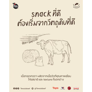 เนื้อล้วน 5 ซอง (ขนาด 50 กรัม) | เนื้อทอดเทวดา