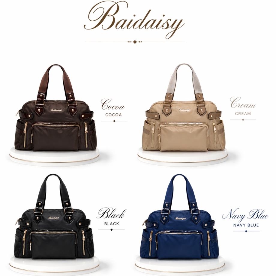 กระเป๋าสะพาย✨แบรนด์แท้Baidaisy✨รุ่น 681 น้ำหนักเบาทนทาน แต่จุของได้จุกๆ ช่องเยอะ หยิบใช้ง่ายพร้อมส่ง