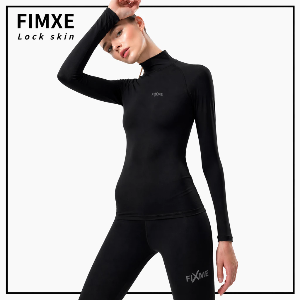 เสื้อกันแดด UV99% (คอตั้ง) รุ่น Lock skin (หญิง) เสื้อซับใน เสื้อออกกำลังกาย