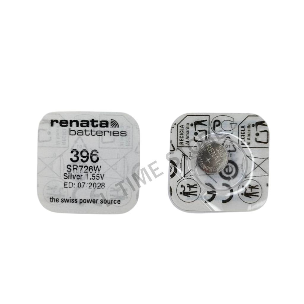 ถ่านนาฬิกา กระดุม Renata 396 / SR726W Silver 1.55V Swiss รูปที่ 3