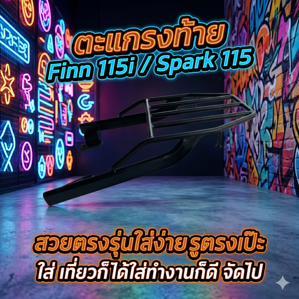 ตะเเกรงท้าย Finn 115i / Spark 115