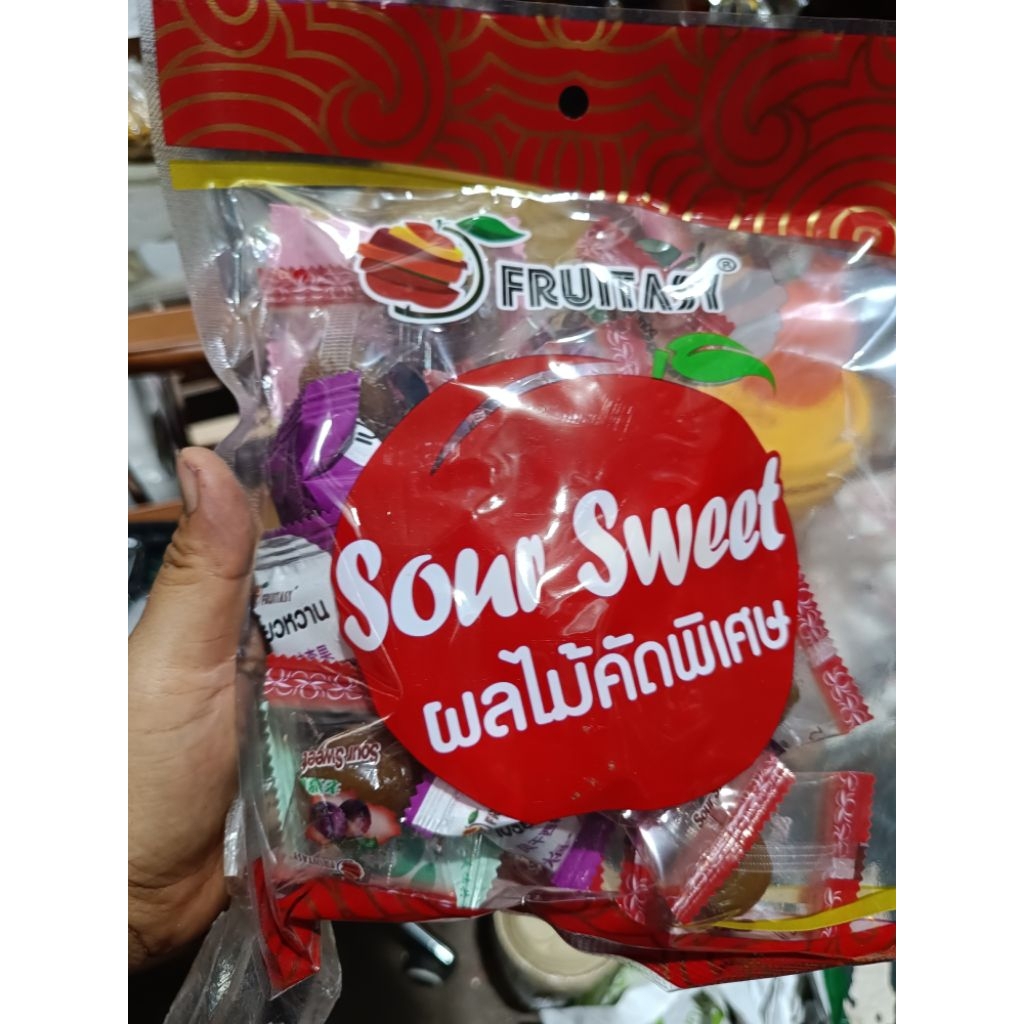 บ๊วยรวมรส Fruitasy 1 กิโลกรัม เม็ดใหญ่ เนื้อฉ่ำ อร่อยเต็มคำ