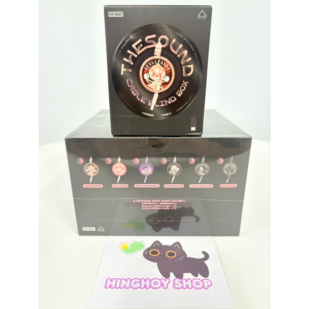 [SALE❗]พร้อมส่งจากไทย กล่องสุ่มสายยูเอสบีTYPE-C SKULLPANDA The Sound Series