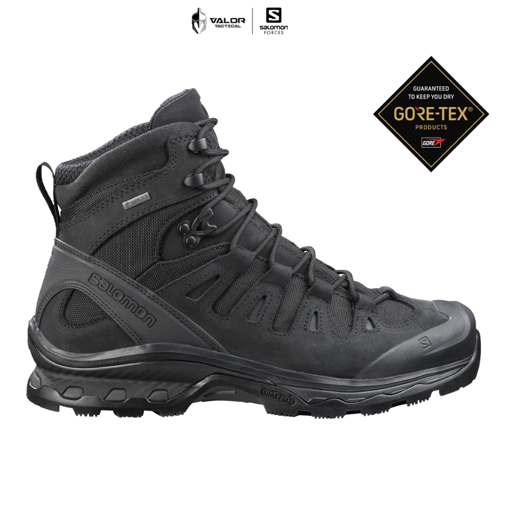Salomon Forces - Quest 4D GTX Forces 2 EN รองเท้าเดินป่า คอมแบททหาร กันลื่น กันน้ำ Unisex พื้นหนา ใส