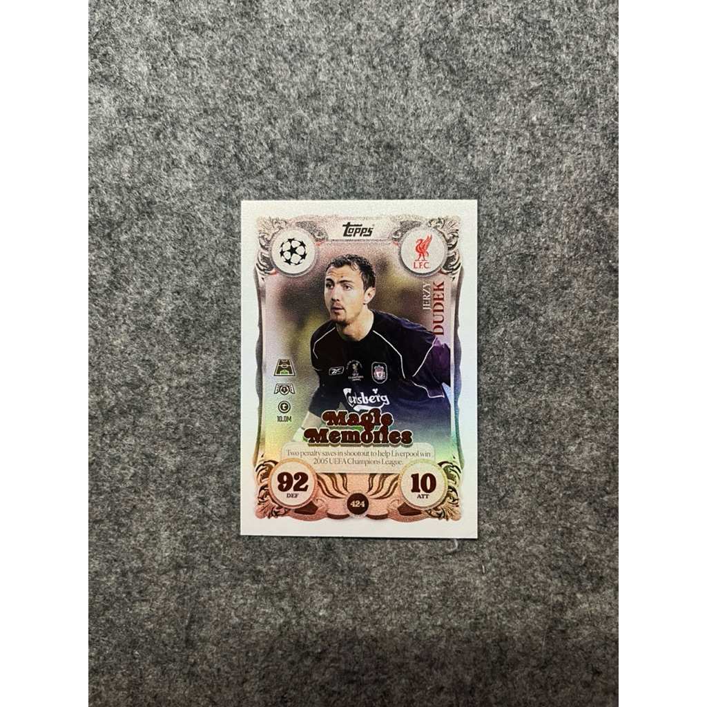 การ์ดบอล Jerzy Dudek Magic Memories | UCC Match Attax 25/26