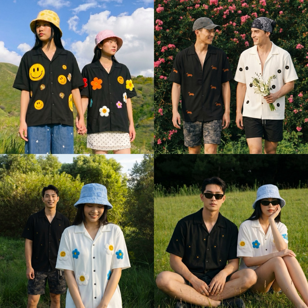 (กทม ส่งด่วน 4 ชม.) BBX - (12ลาย) UNCOMMON SHIRT - เสื้อเชิ้ต Handmade Shirt