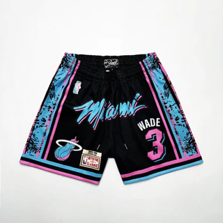 เสื้อแขนสั้น และกางเกงกีฬา กางเกงบาสขาสั้น MIAMI HEAT Collection [ มีไซส์ใหญ่ ]