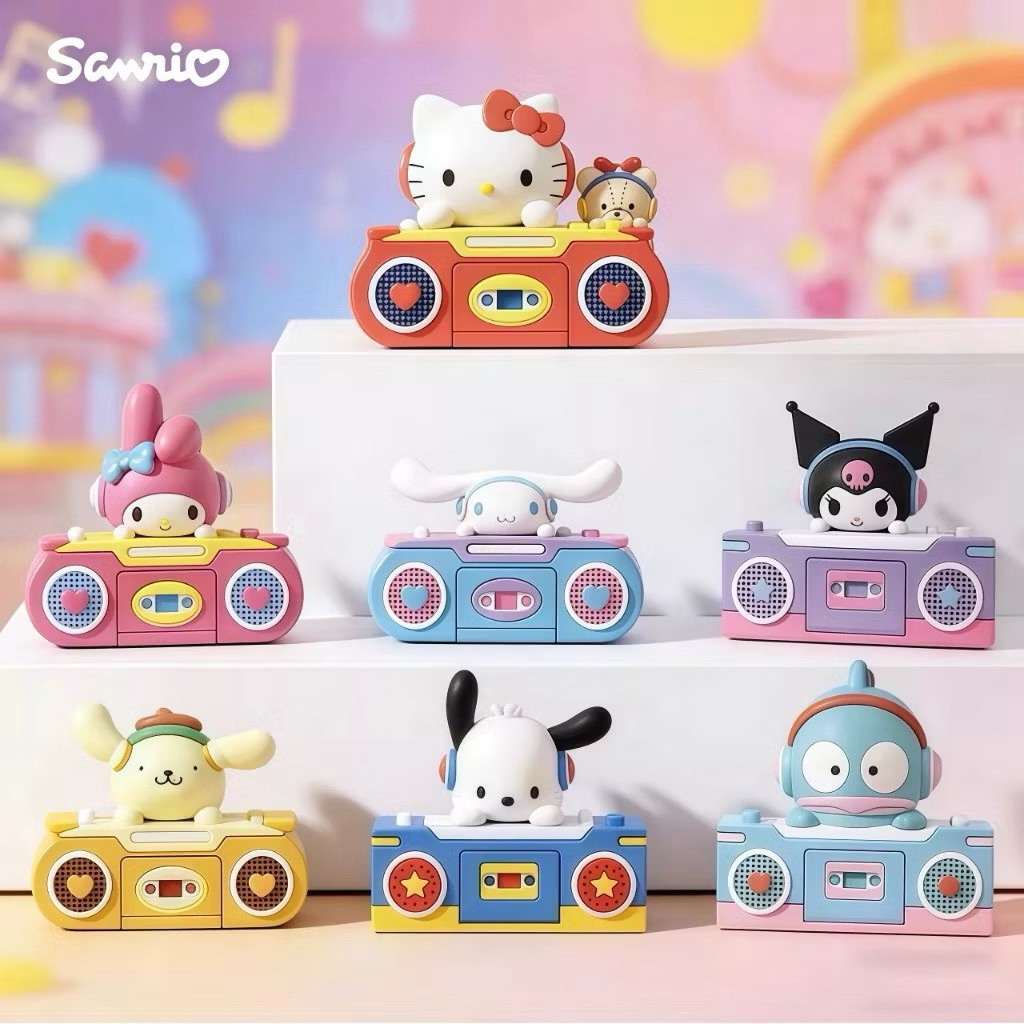 พร้อมส่ง🛵Sanrio Retro Record 🎵Player Series อัดเสียงได้ (เช็คการ์ด)