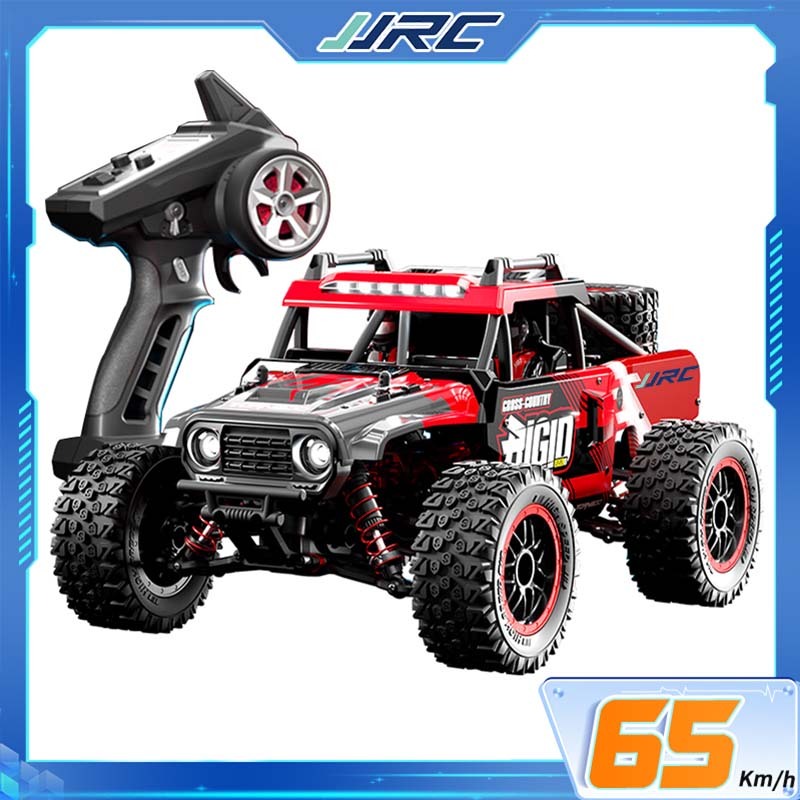 JJRC รถบังคับวิทยุ 65km/h มอเตอร์คาร์บอน 390 ระบบส่งกำลังโลหะ 4WDรถบรรทุกไฟฟ้าออฟโรดอัตราส่วน1:12