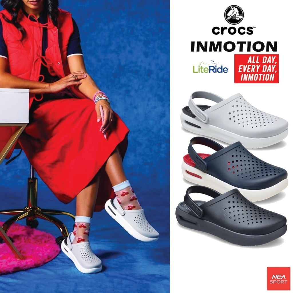 [รุ่นฮิต ลิขสิทธิ์แท้] CROCS InMotion Clog - รุ่นใหม่ของ LiteRide 360 รองเท้าแตะ คร็อคส์ แท้ รุ่นฮิต