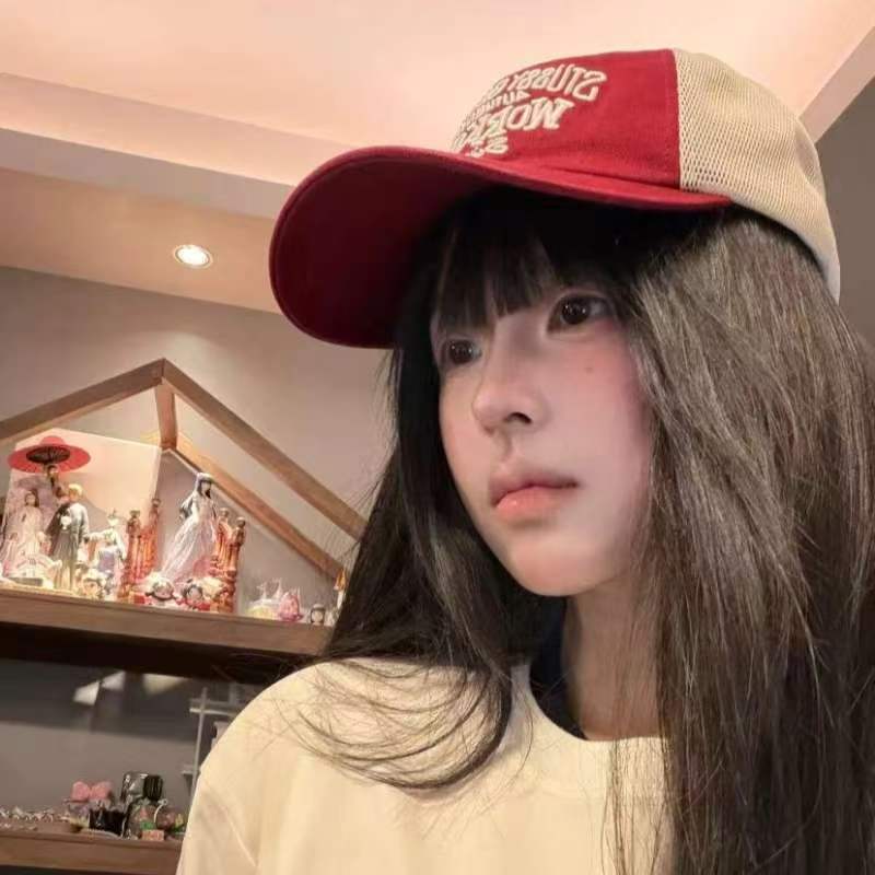 STUSSY CAP หมวกทรงเป็ด คู่รัก ดีไซน์ตาข่าย ระบายอากาศได้ดี สบาย ราคา ถูกที่สุด ดีลบีเคเค แกลเลอรีภาพที่ 7
