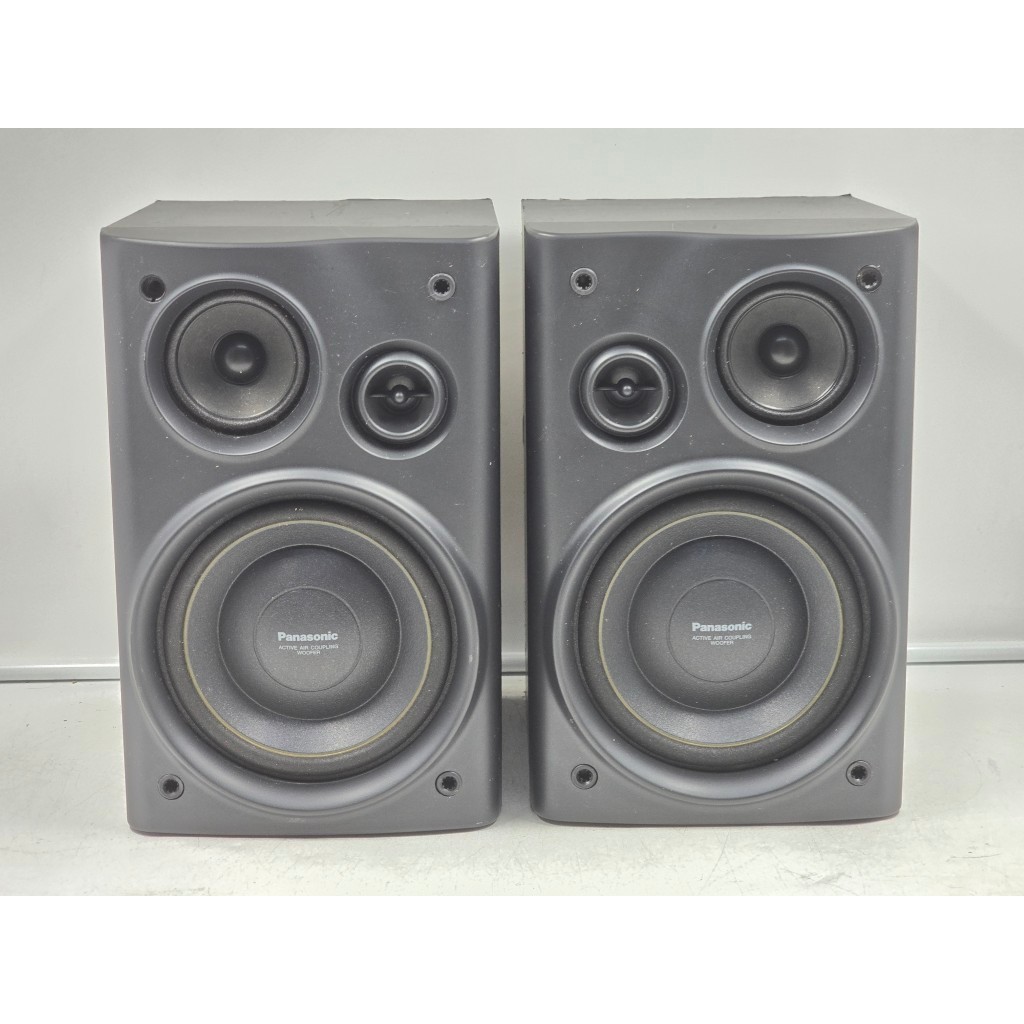 BJ89 ลำโพงญี่ปุ่นมือสอง 1 คู่ (708) PANASONIC SB-CH303-K 80W 6 โอห์ม Woofer 5.5 นิ้ว Size ตู้ 18x21x