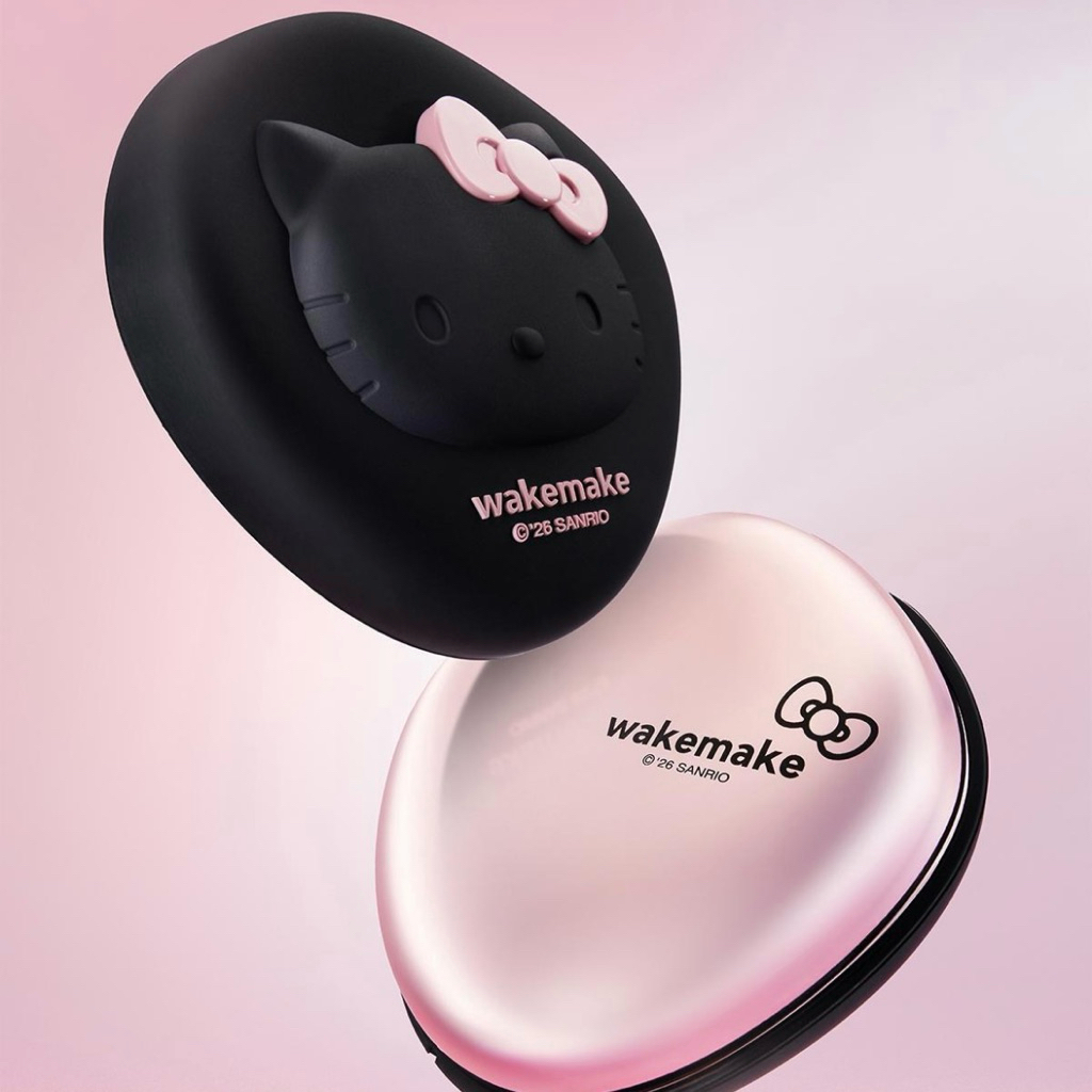 Wakemake คูชั่นคิตตี้ Wakemake Hello Kitty Black Edition (พร้อมเคส Hello Kitty)