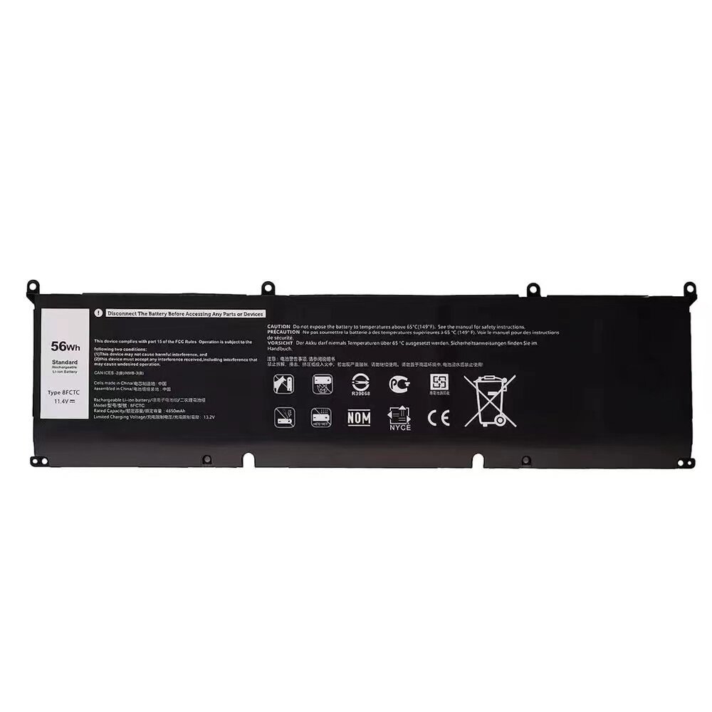 Laptop Battery 86Wh 8FCTC 69KF2 For Alienware M15 M17 R3 For Dell XPS 15 9500 G7 7500 Precision 5550