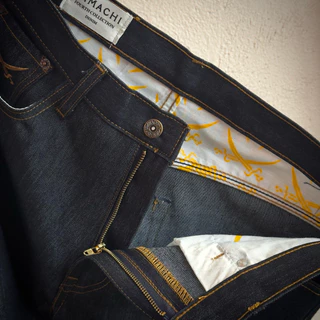 HIMACHI DENIM🪡 สีมิดไนท์เข้ม & สีดำซุปเปอร์แบล็ค กระบอกเล็ก