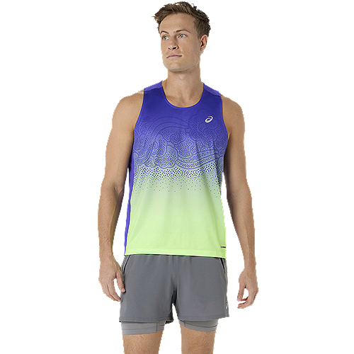 ASICS :  2011D522.401 ROAD FADE SINGLET MEN เสื้อกล้ามผู้ชาย