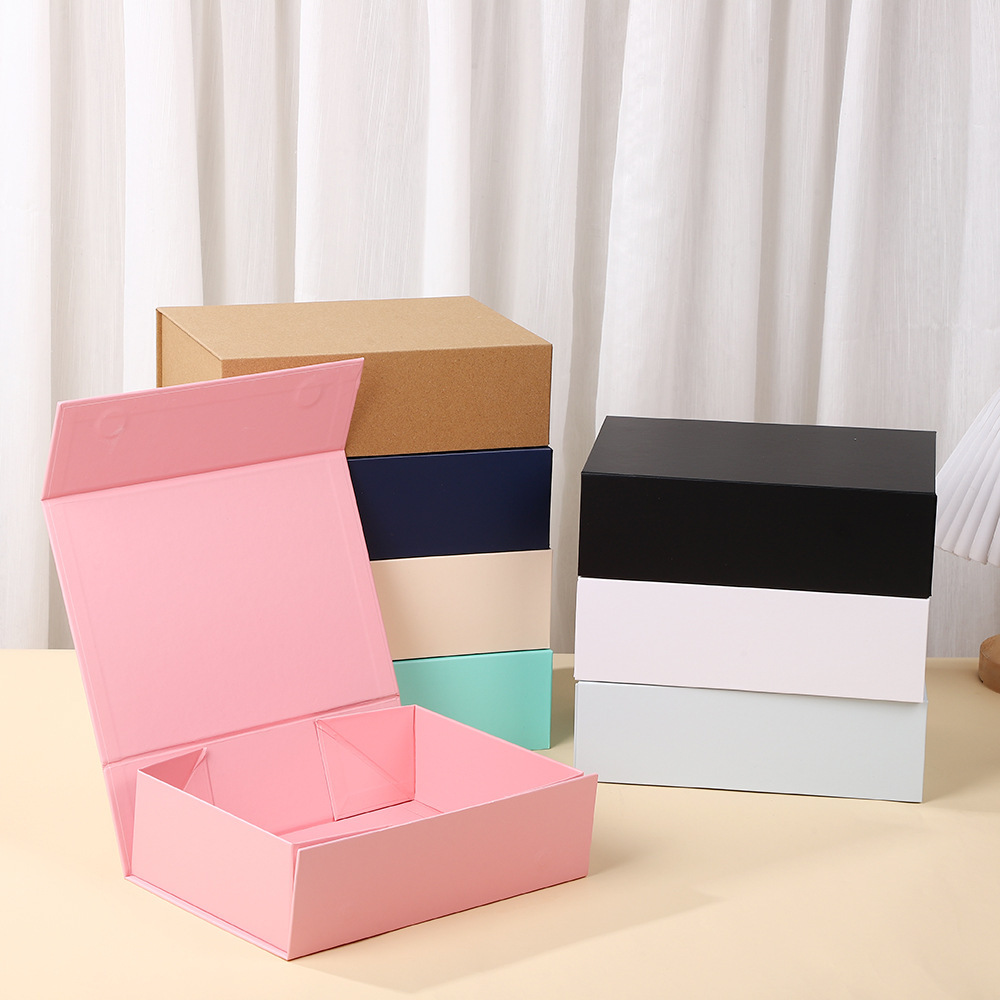 [B07#3] กล่องจั่วปัง มีแม่เหล็ก มีหลายสี กล่องของขวัญพับได้เหมาะสำหรับการพกพา และมอบของขวัญให้คนสำคัญ