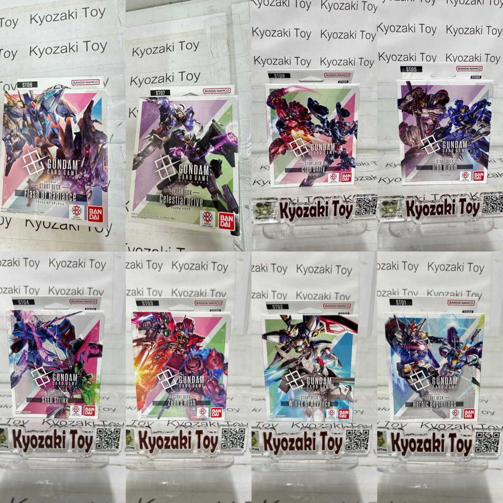 STARTER DECK ST Gundam Card Game ชุดเริ่มต้น การ์ดกันดั้ม TCG