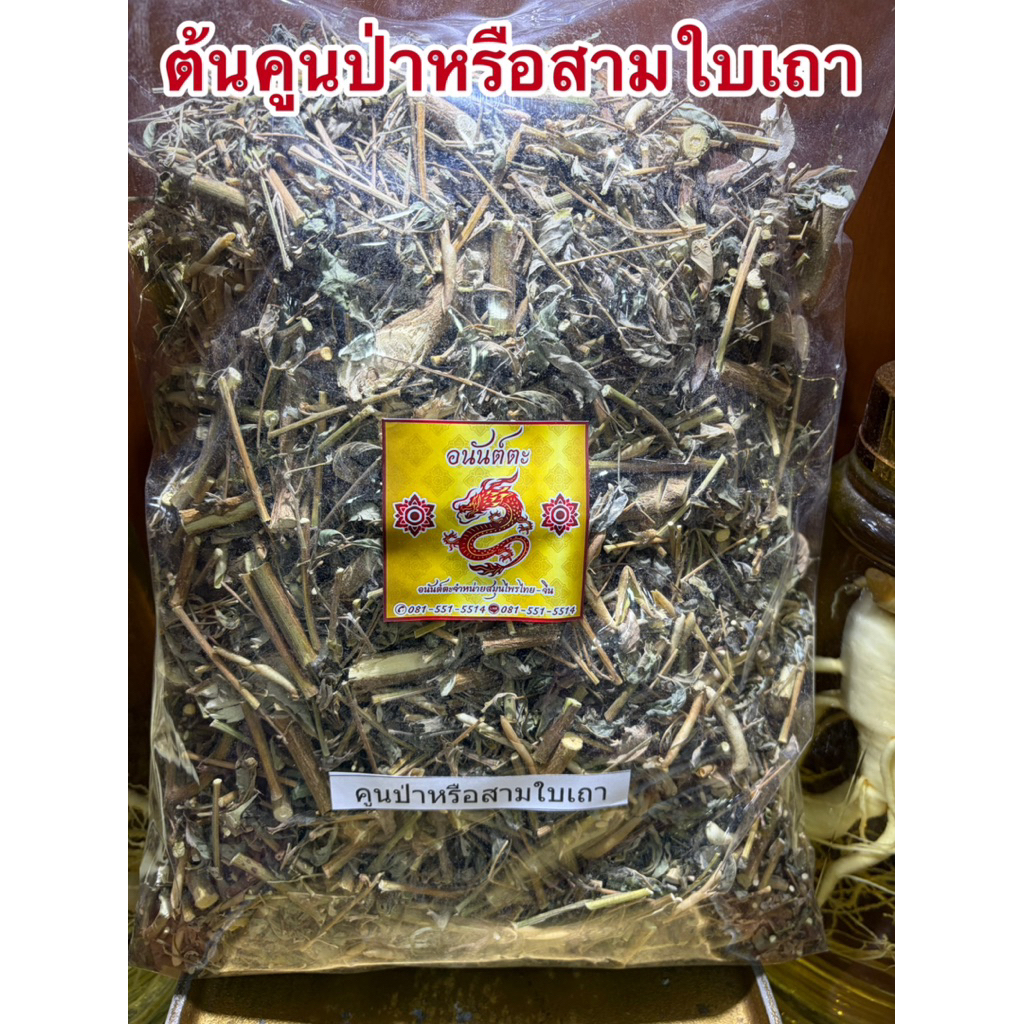 ต้นคูนป่า หรือ สามใบเถาสับตากเเห้ง รวมทั้ง 5 สามใบเถาแห้ง สินค้าใหม่พร้อมส่ง