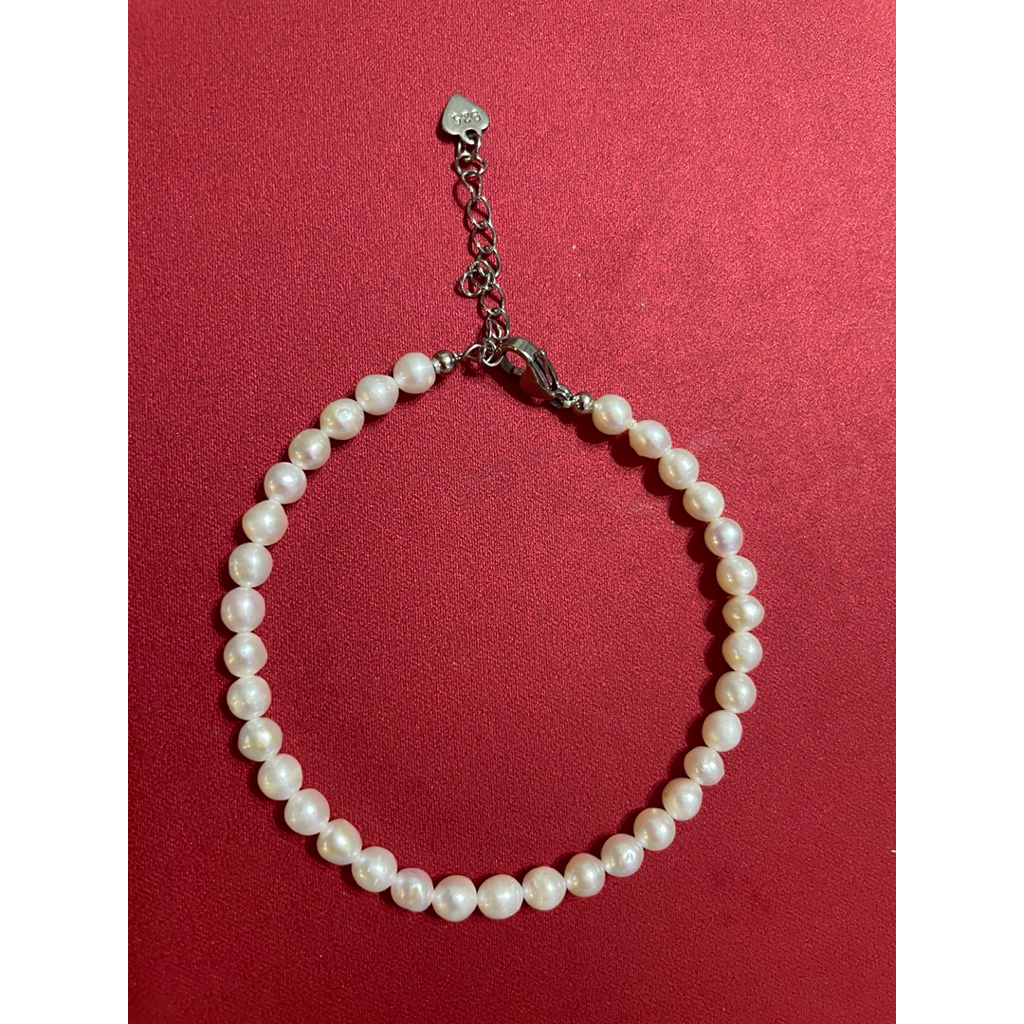 Pearl Bracelet-42/ Fresh Water Pearl, Bracelet with 5cm diameter