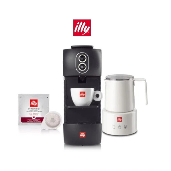Easy Coffee Machine E.S.E. POD (Black) + E.S.E. Coffee PODS Espresso 200 Pods Bold Intenso Roast + i