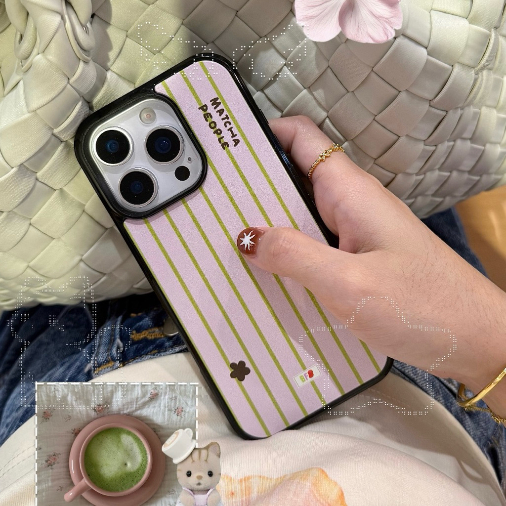 (Made to Order) bforesept. | Magnetic case เคสแม่เหล็ก (Matcha People)