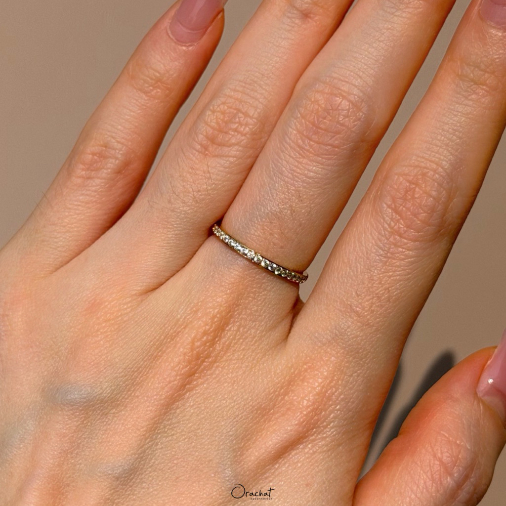 Orachat | Nan 14k ring. (แหวนตัวเรือนสแตนเลส)