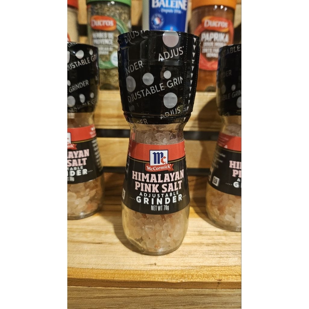 เกลือหิมาลายันสีชมพู McCormick 70g แบบขวดบด ปรับระดับได้ Himalayan Pink Salt