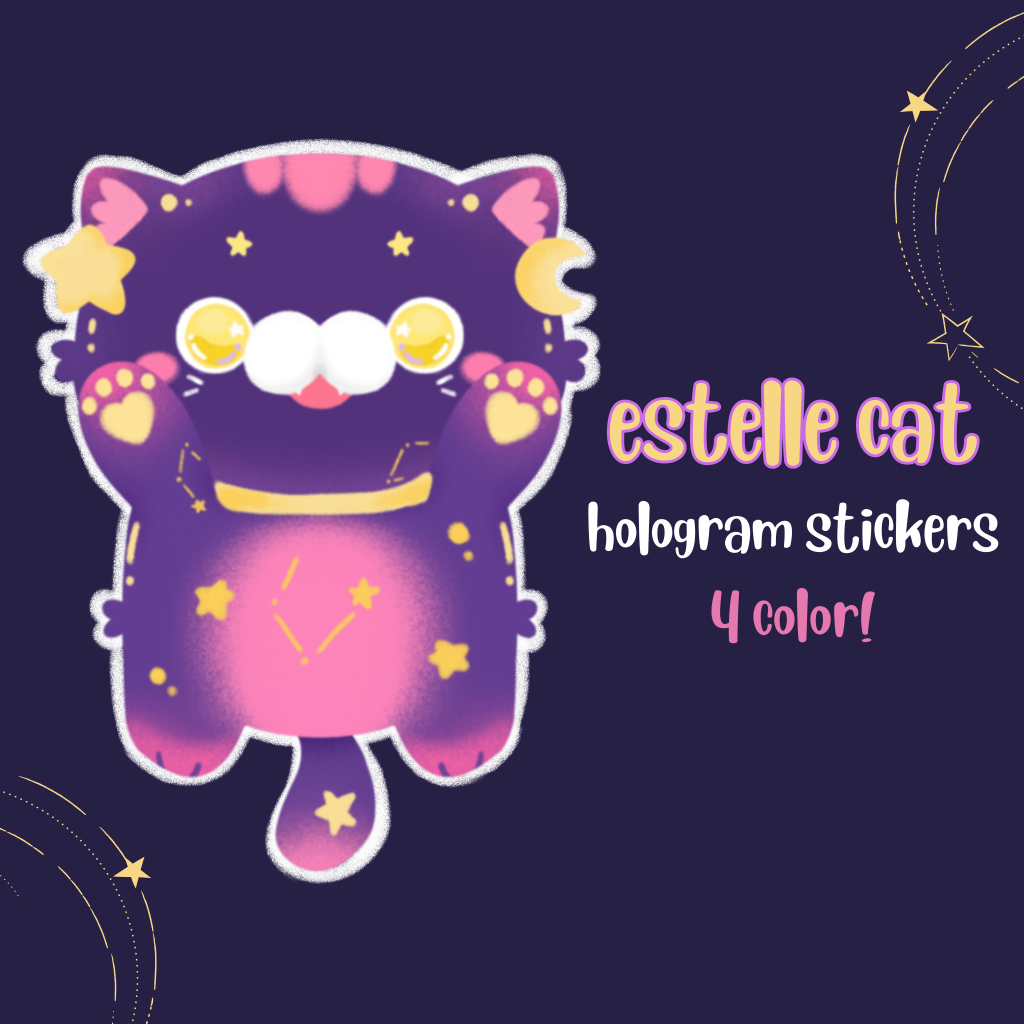 [Sticker hologram] สติ๊กเกอร์โฮโลแกรม ไดคัท