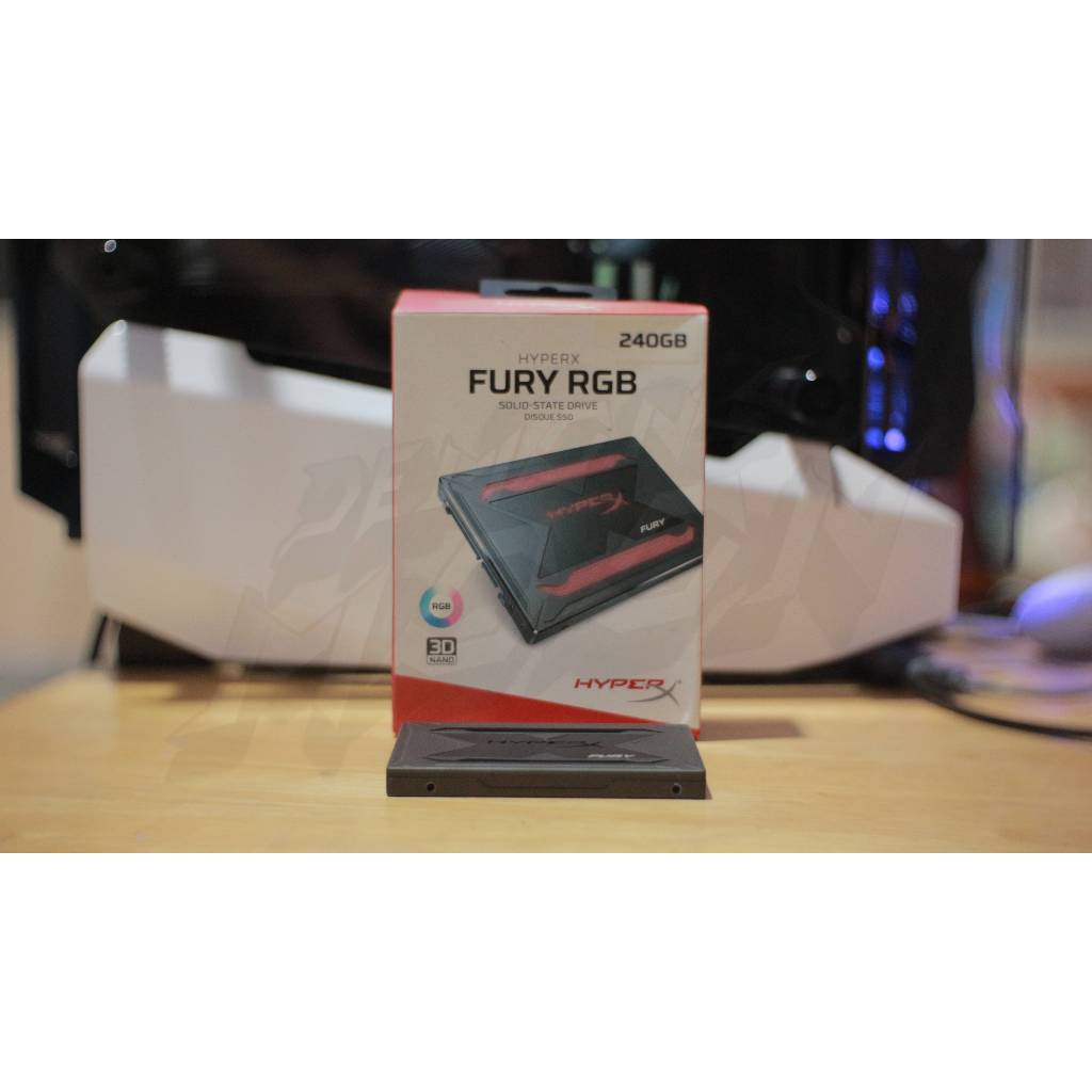SSD 2.5 นิ้ว แบบพกพา Kingston HyperX FURY RGB ความจุ 240GB (มือสอง) + ประกันใจ 7 วัน Demons moon