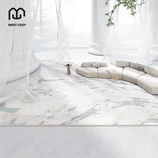 MEET COZY พรมปูพื้น ผ้าแคชเมียร์เทียม carpet นุ่ม พรมปูพื้นห้อง พรมปูห้องนอน#1 DB-Leo