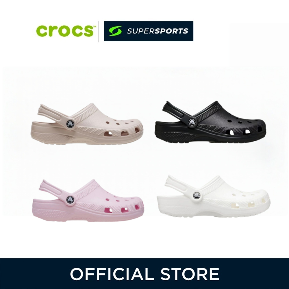🌸ประกันของแท้🌸 CROCS Classic Clog รองเท้าผู้หญิง ส้นสูง น้ำหนักเบา กันลื่น แฟชั่นฮิต เหมาะฤดูร้อน ใส่สบาย