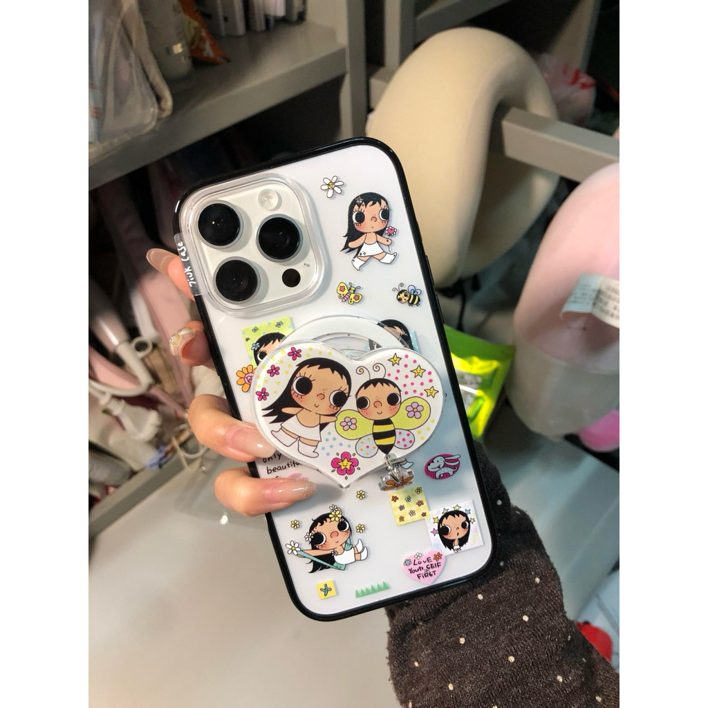 [13/14-17pm] เคสเด็กผู้ตาโตผึ้งน้อยน่ารักMag+ griptok แม่เหล็ก