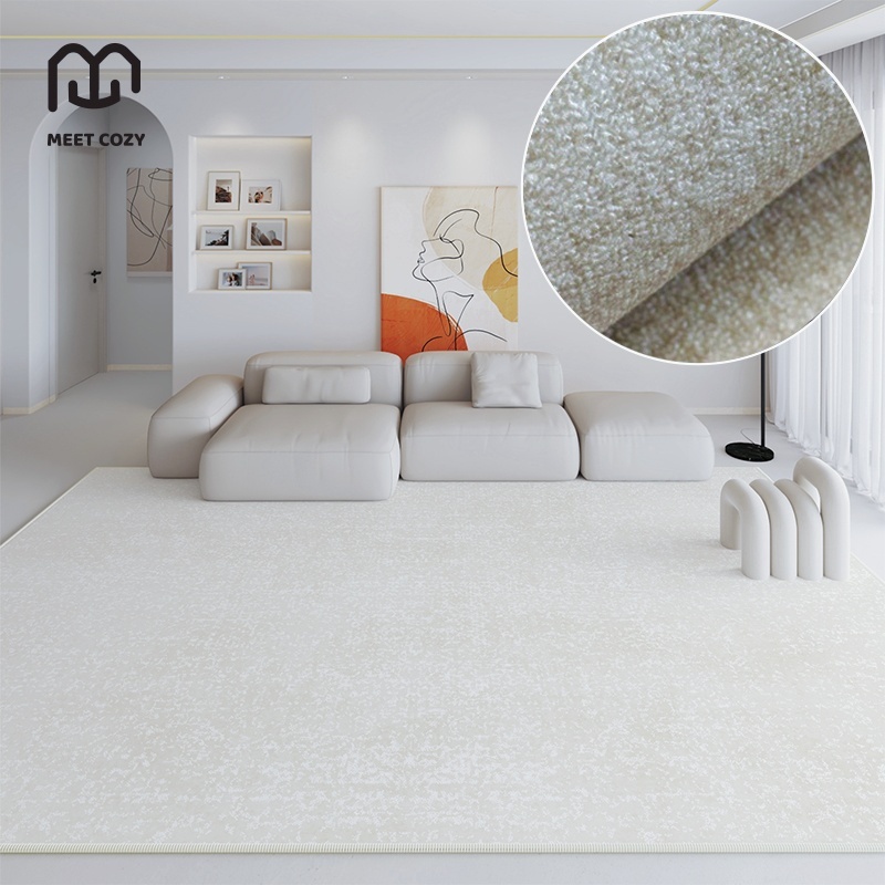 MEET COZY พรมปูพื้นห้อง Loop Rugs สไตล์มินิมอล carpet สีสวย พรมปูพื้น#1 DF-Frida