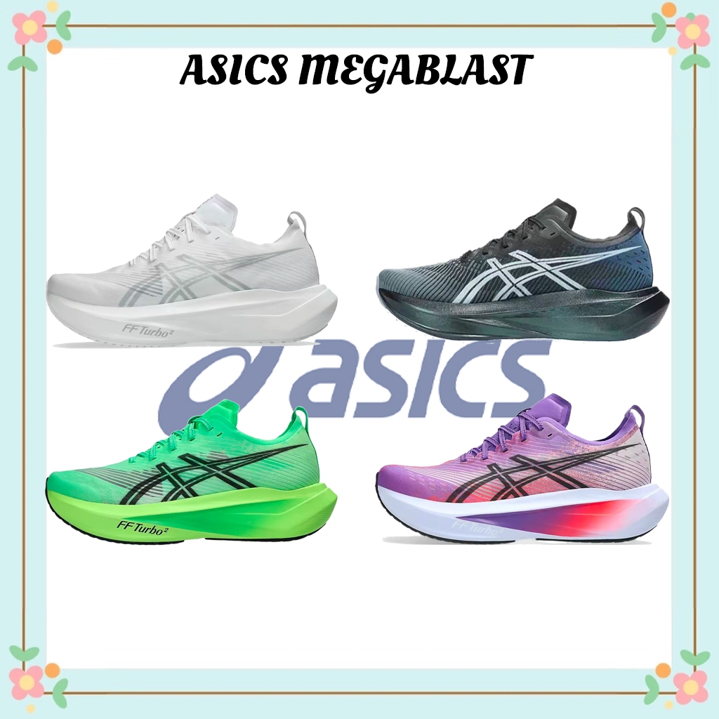ของแท้ 100% ASICS MEGABLAST รองเท้าวิ่งคลาสสิค แต่งง่าย ยูนิเซ็กส์