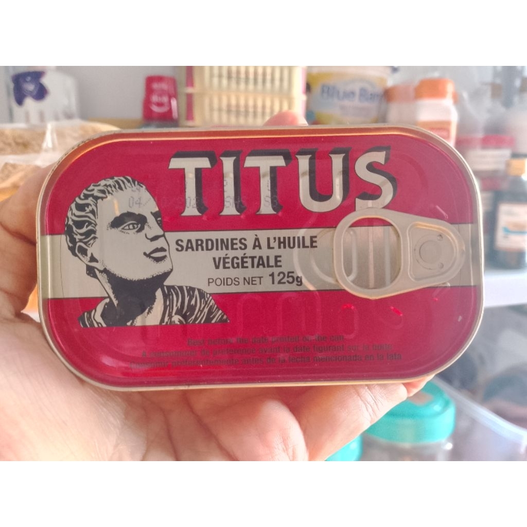 TITUS SARDINES  125g.