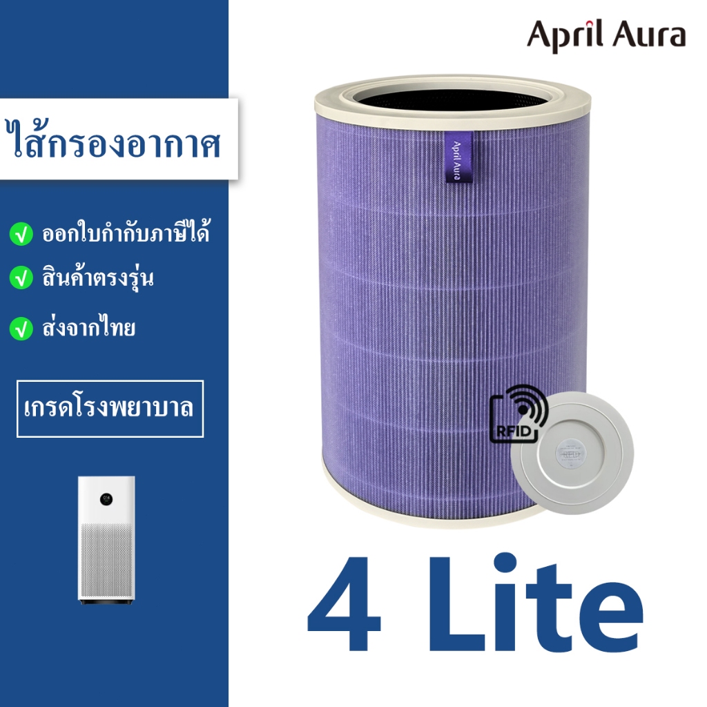 [พร้อมส่ง] ไส้กรอง Xiaomi 4 Lite Air Purifier Filter มีชิป RFID 100% ตรงรุ่น ไม่ฟ้อง Error – โปรปัง