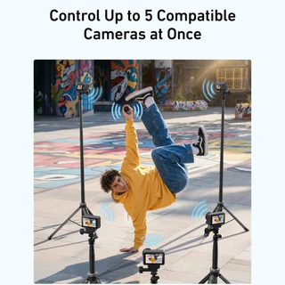 TELESIN DJI Osmo 360 / Action 6 / 5 Pro / 4 Bluetooth Remote Control Waterproof T13