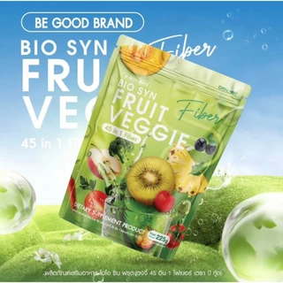 [1 แถม1] Bio Syn ไฟเบอร์ผักผลไม้ 45 ชนิด [ฟรี! ขวดน้ำ] ปรับสมดุลลำไส้ ขับถ่ายเป็นเวลาไม่ปวดบิด
