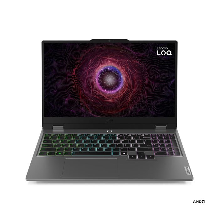 Notebook Gaming (โน้ตบุ๊กเกมมิ่ง) Lenovo LOQ 15ARP9-83JC00LGTA  15.6" FHD AMD Ryzen 5 7235HS Ram16GB