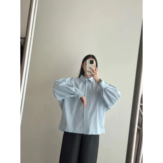 FADTHINGS : bluebell relaxed boxy shirt 🪻✨