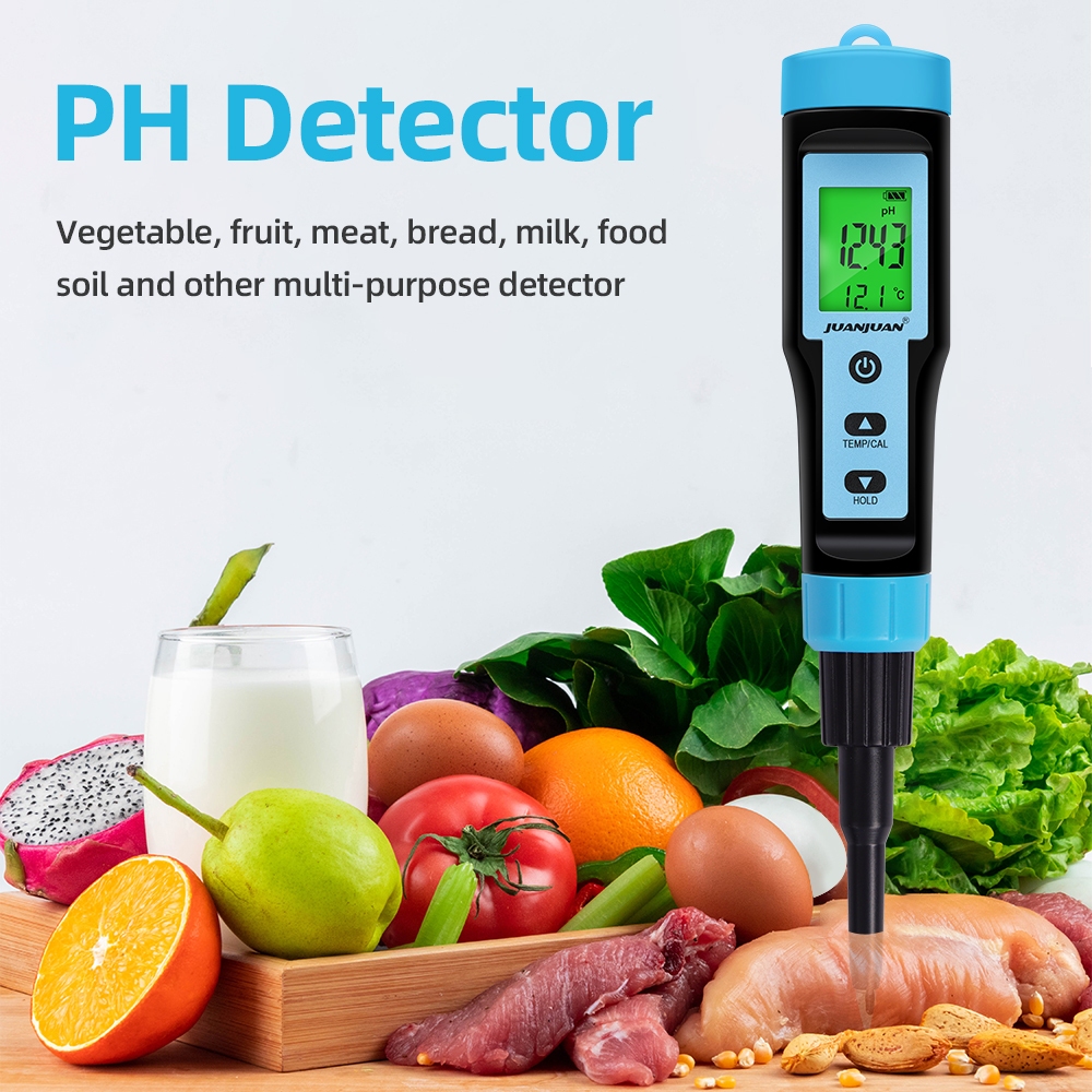 เครื่องวัดค่า pH ดิจิทัล YY-1030 สำหรับอาหาร ทดสอบคุณภาพน้ำ ช่วงวัด 0.00~14.00 สำหรับวัดค่า pH อาหาร เนื้อสัตว์ ชีส นม ด